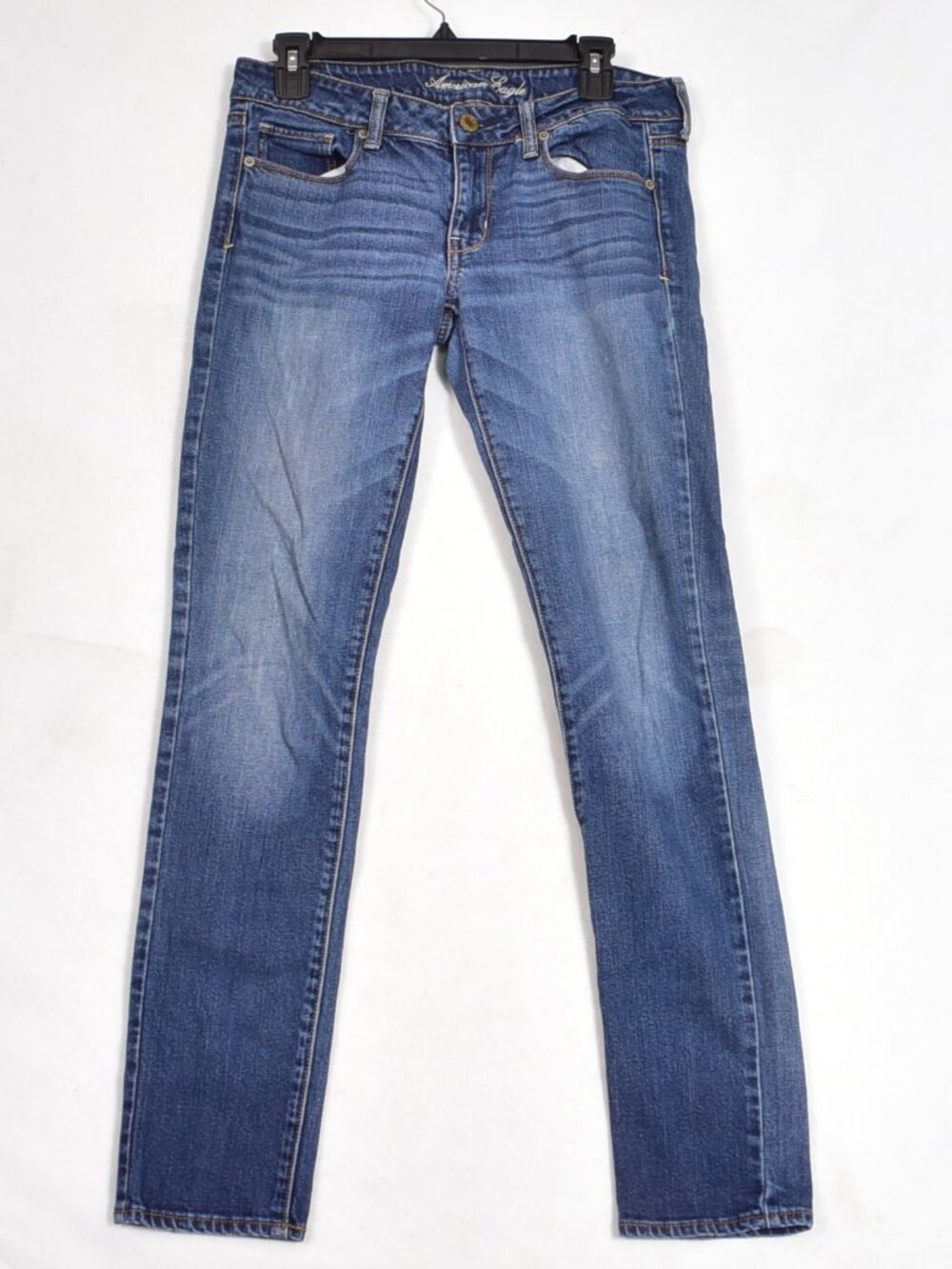 American Eagle Stretch Skinny Blue Jeans Size 6